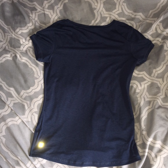 Navy Blue Quick Dry T-Shirt - Picture 2 of 2